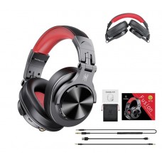 Навушники бездротові OneOdio Fusion Wireless A70, BT гарнітура, чорно-червоні