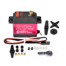 Сервопривід, серва DS3218 Pro 20кг 180 градусів для Arduino ARM PIC