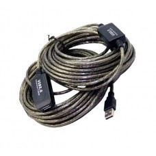 USB 2.0 подовжувач активний репітер, кабель AM-AF, 15м