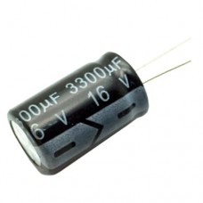 Конденсатор електролітичний алюмінієвий 10шт, 3300мкФ 16В 105С