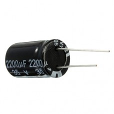 Конденсатор електролітичний алюмінієвий 10шт, 2200мкФ 35В 105С