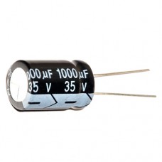 Конденсатор електролітичний алюмінієвий 10шт, 1000мкФ 35В 105С