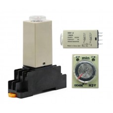 Реле часу, таймер H3Y-2, 0-60хв 220В 5А на DIN-рейку