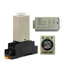 Реле часу, таймер H3Y-2, 0-30с 24В 5А на DIN-рейку