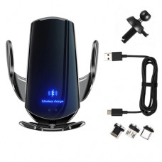 Бездротовий зарядний пристрій 15Вт з QC для смартфона в автомобіль, Q3
