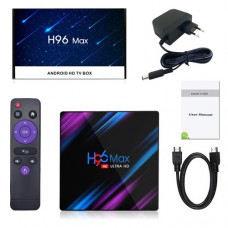 Медіаплеєр Android 11 Smart TV Box Rockchip RK3318 4/64ГБ H96 Max