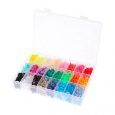 Набір пластикових кнопок Т5, 360шт, 24 кольори, в кейсі, ціна R1