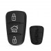 Кнопки для викидного ключа Hyundai Kia, 3кн Hold, гумові, 106011