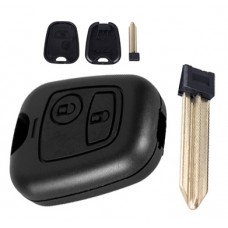 Ключ заготовка, корпус під чіп, 2кн, Citroen