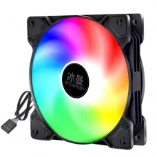 Вентилятор для корпусу 120мм 45фут3/хв 4пін, RGB підсвічування, Snowman F120 Вентилятор для корпусу 120мм 45фут3/хв 4пін, RGB підсвічування, Snowman F120