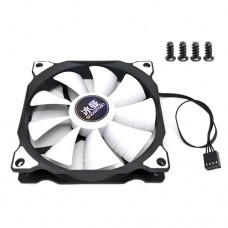 Вентилятор для корпусу 120мм 45фут3/хв 4пін, без підсвічування, Snowman F120