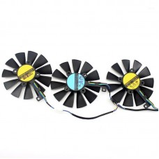 Вентилятори 3шт 87мм 12В FDC10U12S9-C FDC10H12S9-C ASUS GTX 980 Ti R9 390X