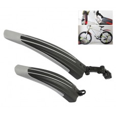 Комплект велокрилових крил бризковики велосипеда сірі