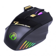 Бездротова мишка, 2.4ГГц та Bluetooth, АКБ підсвічування, iMice GW-X7, чорна