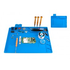 Килимок для паяння силіконовий термостійкий 36х26см з магнітними осередками A-400