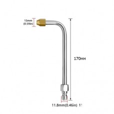 Насадка кутова для мийок високого тиску 90град 170мм 1/4, швидкознімна