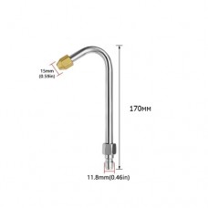 Насадка кутова для мийок високого тиску U-подібна 170мм 1/4, швидкознімна