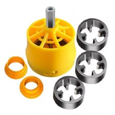 Набір сантехнічний на дриль для нарізки різьблення пластикових ППР труб 7речей