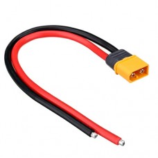 Кабель силовий Amass XT60 10см 12AWG 60А для акумуляторів,тато