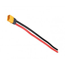 Кабель силовий Amass XT60 15см 12AWG 60А для акумуляторів,тато