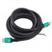 Кабель HDMI - HDMI 3м v2.1 8K UHD позолочений грубий, Premium, 107076