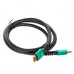 Кабель HDMI - HDMI 1.5м v2.1 8K UHD позолочений грубий, Premium, 107075