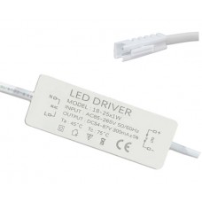 Блок живлення LED драйвер трансформатор 18-25x1Вт 0.3А, AC85-265В DC54-87В, 2pin