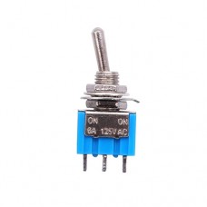 Перемикач, тумблер, вимикач живлення MTS-102 250В 3А ON-ON