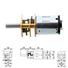 Мотор редуктор мікро моторчик 12GAN20 100 об/хв 12В