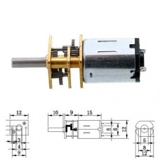 Мотор редуктор мікро моторчик 12GAN20 200 об / хв 6В