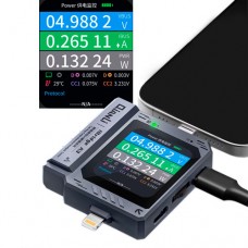 USB тестер діагностики роз'ємів живлення Type-C та Lightning, QianLi iBridge A3