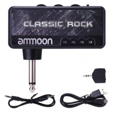 Підсилювач для гітари, преамп портативний з АКБ, Ammoon Classic Rock