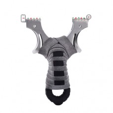 Рогатка з рідинним рівнем для спорту, риболовлі, сіра оплетка