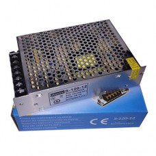 Блок живлення перфорований 12В 10А 120Вт, 2-кан для LED-стрічок CCTV, UAlectric