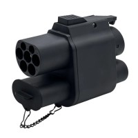 Адаптер CCS2 на CCS1 Type2 AC+DC, 350А 350кВт 1000В, GUWIEYG