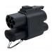 Адаптер CCS2 на CCS1 Type2 AC+DC, 350А 350кВт 1000В, GUWIEYG, 107700