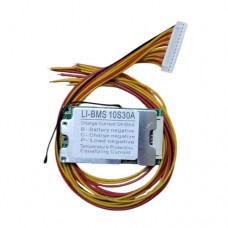 BMS контролер 10S 30А плата заряду захисту 10х Li-ion 36В з балансиром BMS контролер 10S 30А плата заряду захисту 10х Li-ion 36В з балансиром