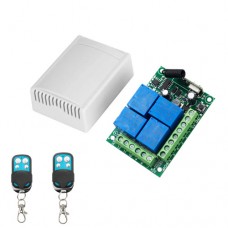 4-канальне бездротове реле 220В, 2 пульти режими