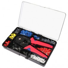 Набір для обтиску наконечників, кримпер 0.25-10мм2 HSC8 6-4A та 1200шт клем, кейс