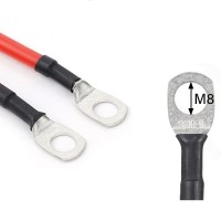 Кабель перехідник XT60 мама на M8 клеми (O-ring), 10AWG, 50см