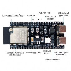 ESP32-S3 N16R8 44pin DevKitC-1 Wi-Fi Bluetooth з IPEX, плата розробника