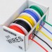 Набір проводів у силіконовій обплетенні 1жила 30AWG 5кольорів по 20м міді луджена, 105057