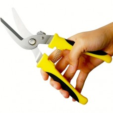 Ножиці для різання металу, вигнуті 200мм, універсальні, нержавіюча сталь