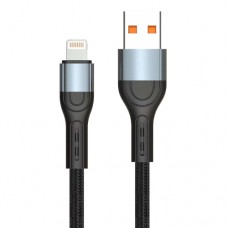 Кабель USB - Lightning 1м Pavareal Q06i 120Вт Fast Charge, в обплетенні