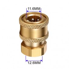 Фітинг БРС гідравлічний 1/4, ущільнення STD, для мийок високого тиску, латунь