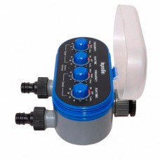 Таймер поливу, подачі води на 2 лінії з кульовими клапанами Aqualin YL21032