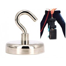 Магніт неодимовий пошуковий з крючком 60x16мм N52 до 110кг