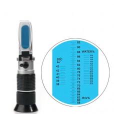 Рефрактометр для меду 3в1, тестер цукристості, вологості, щільності RZ127