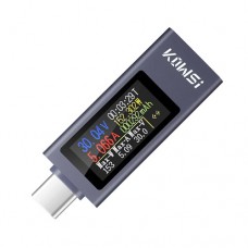 USB тестер струму напруги потужності енергії 4-30В 0-12А, Type-C, KWS-2302C