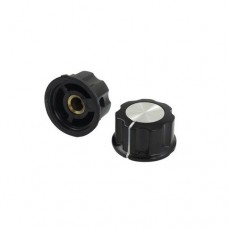 Ковпачок ручка для потенціометра енкодера MF-A03, 10шт, пластик метал, 26.5мм